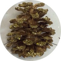 Шишка на елку золото арт. 5016; L=7 см Цена 80.00 руб