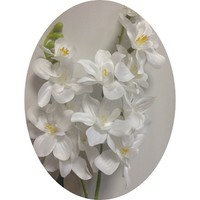 Фрезия искусственная садовая арт. 5671; h=105 см; цвет белый Цена 220.00 руб