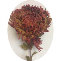 Хризантема осенняя арт.4330; h=77 см; d=15 см; цвет коричнево-зеленый Цена 210.00 руб
